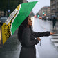 Burkina Faso Independence Day Umbrella Coat Of Arms - Grunge Style