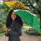 Burkina Faso Independence Day Umbrella Coat Of Arms - Grunge Style