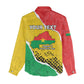 Personalized Happy Burkina Faso Women Casual Shirt Independence Day - Bogolan Pattern - African Pride