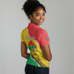 Personalized Happy Burkina Faso Women Polo Shirt Independence Day - Bogolan Pattern - African Pride