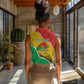 Personalized Happy Burkina Faso Women Sleeveless Polo Shirt Independence Day - Bogolan Pattern - African Pride