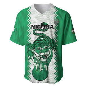 Afro Basketball Custom Nigeria Baseball Jersey Go Champions DTigers - African Pride