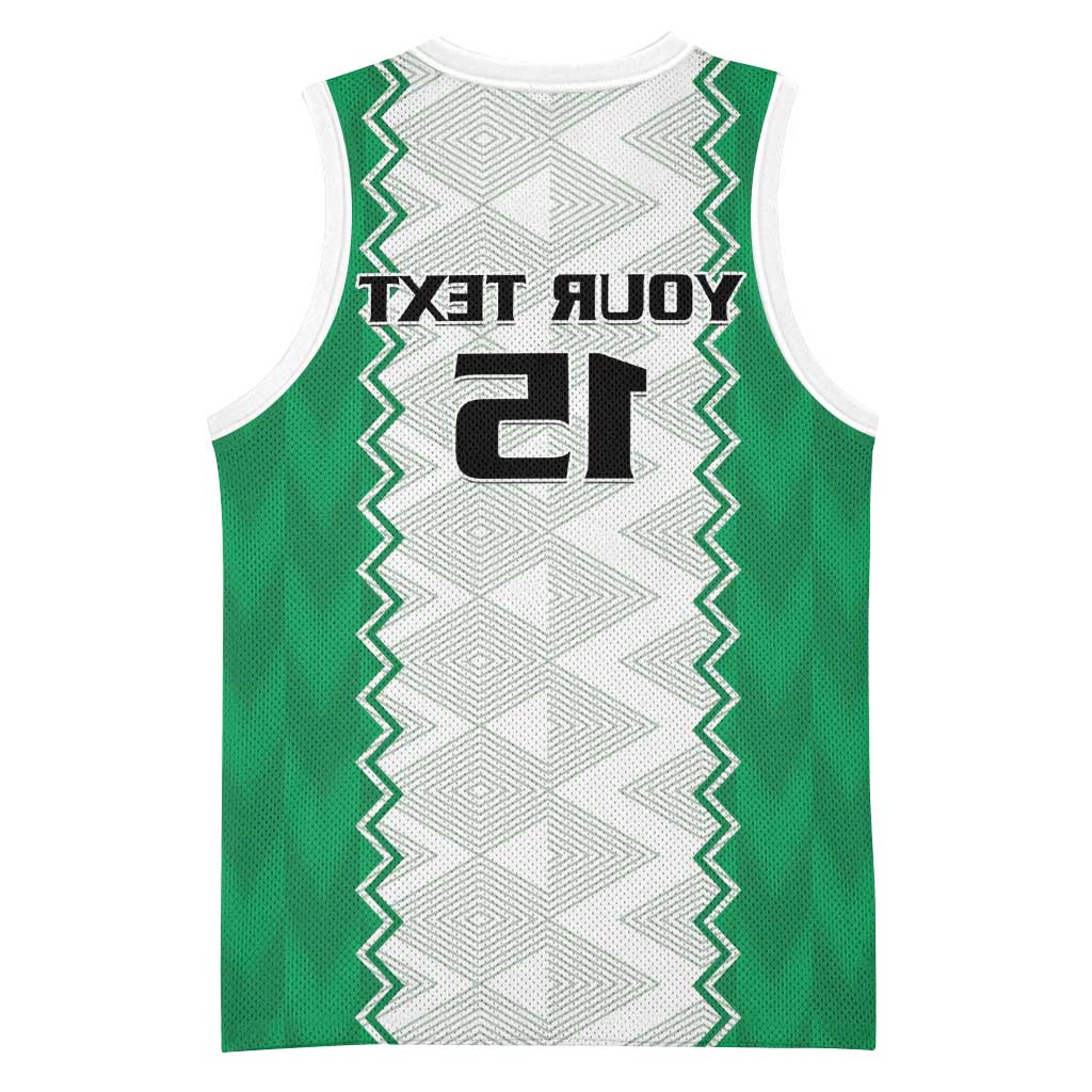 Afro Basketball Custom Nigeria Basketball Jersey Go Champions DTigers - African Pride