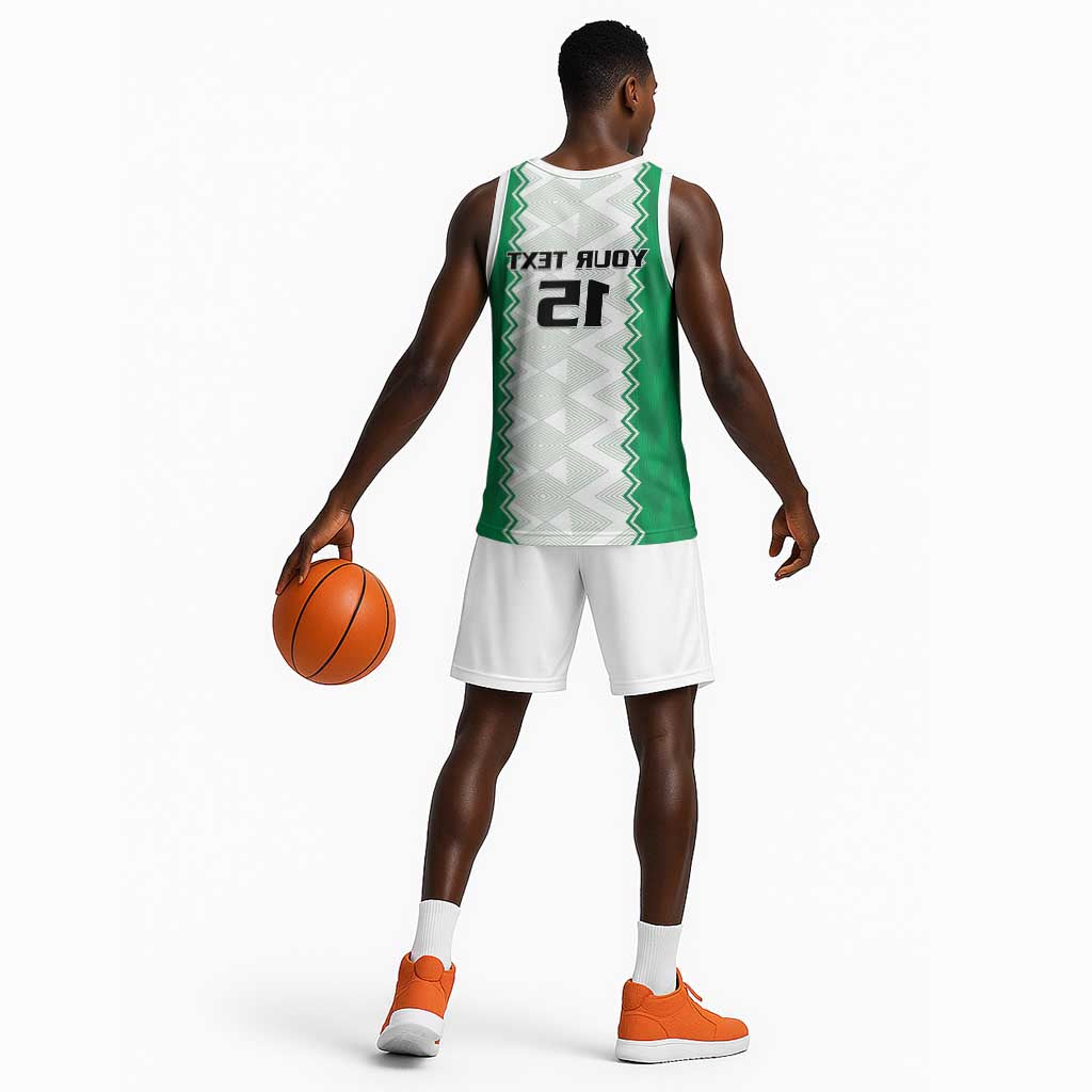 Afro Basketball Custom Nigeria Basketball Jersey Go Champions DTigers - African Pride