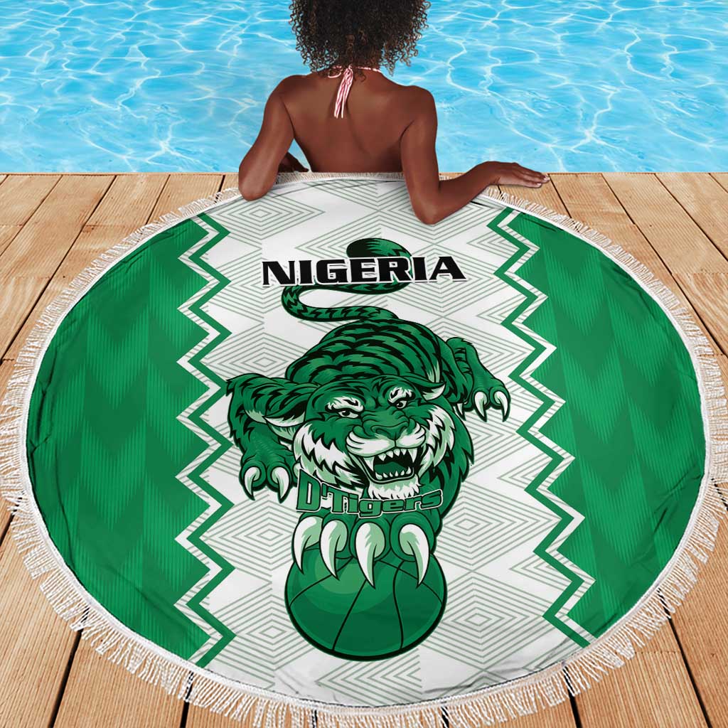 Afro Basketball Nigeria Beach Blanket Go Champions DTigers - African Pride