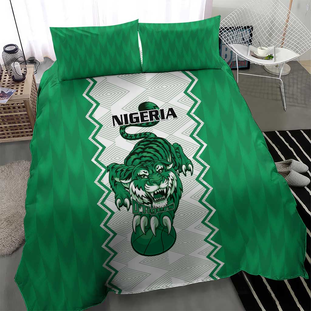 Afro Basketball Nigeria Bedding Set Go Champions DTigers - African Pride