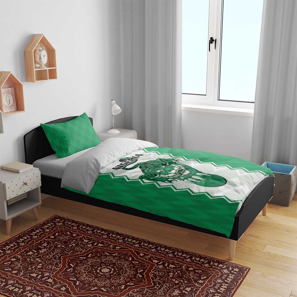 Afro Basketball Nigeria Bedding Set Go Champions DTigers - African Pride