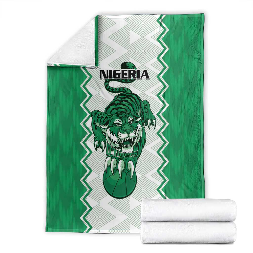 Afro Basketball Nigeria Blanket Go Champions DTigers - African Pride