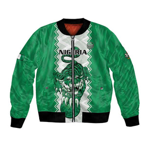 Afro Basketball Custom Nigeria Bomber Jacket Go Champions DTigers - African Pride