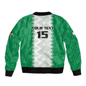 Afro Basketball Custom Nigeria Bomber Jacket Go Champions DTigers - African Pride