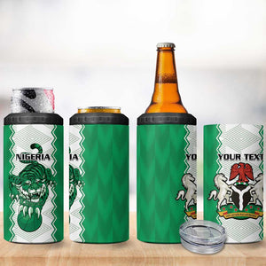 Afro Basketball Custom Nigeria 4 in 1 Can Cooler Tumbler Go Champions DTigers - African Pride