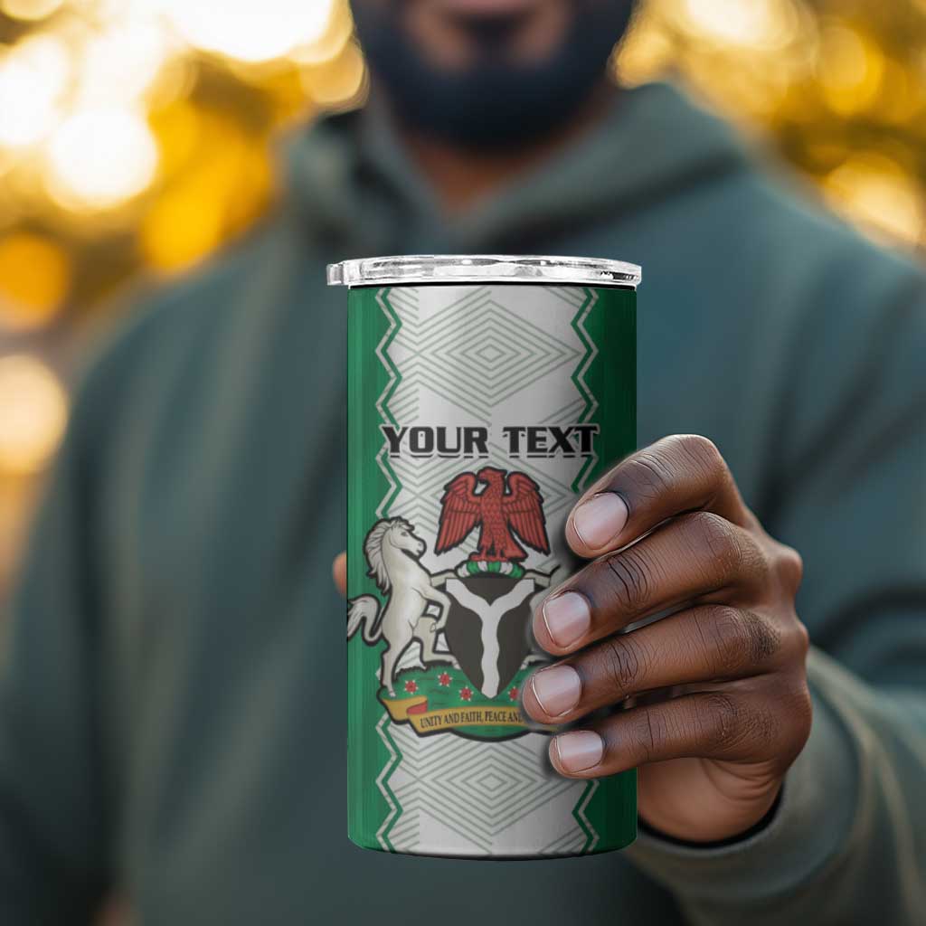Afro Basketball Custom Nigeria 4 in 1 Can Cooler Tumbler Go Champions DTigers - African Pride