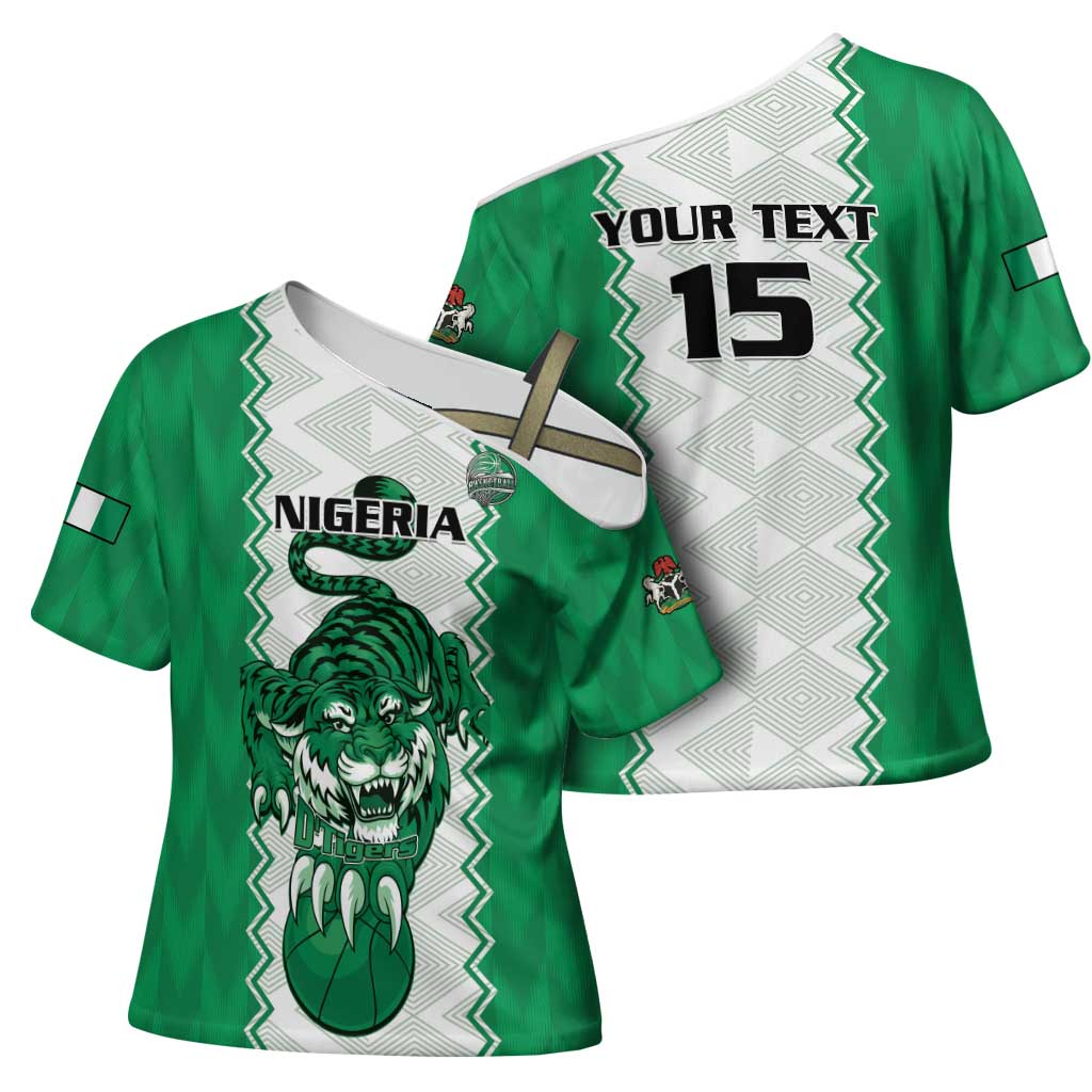 Nigeria Basketball Custom Cross Shoulder Shirt Go DTigers