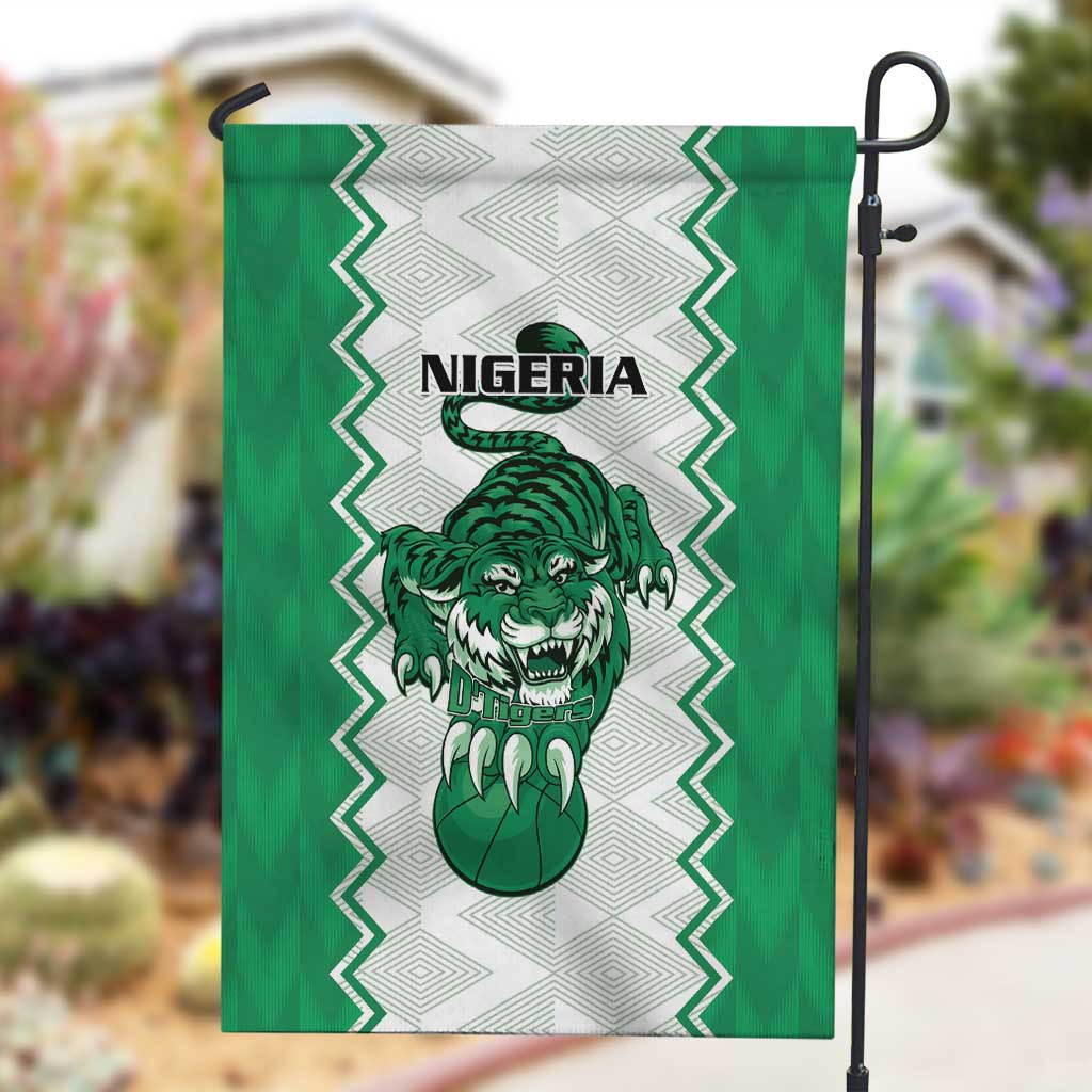 Afro Basketball Nigeria Garden Flag Go Champions DTigers - African Pride
