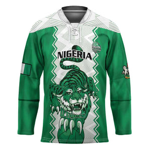 Nigeria Basketball Custom Hockey Jersey Go DTigers