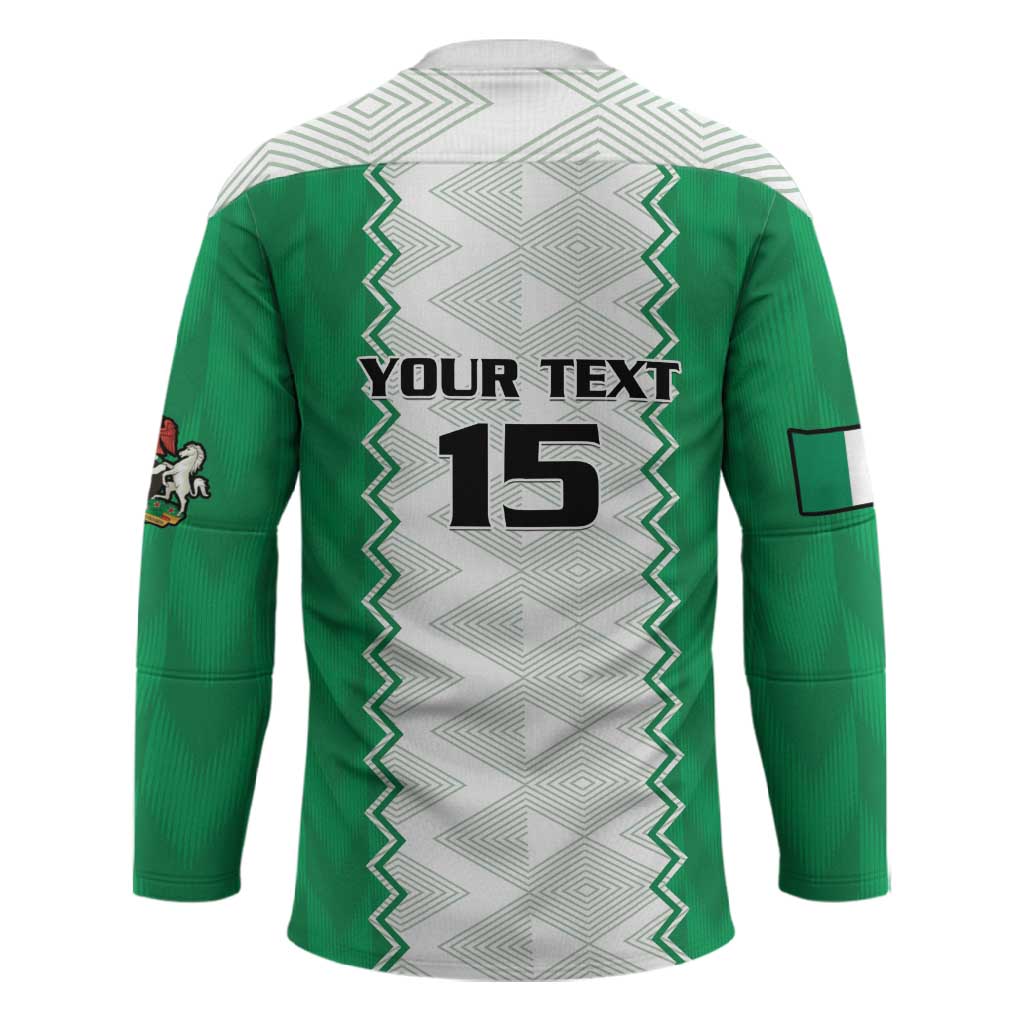 Nigeria Basketball Custom Hockey Jersey Go DTigers