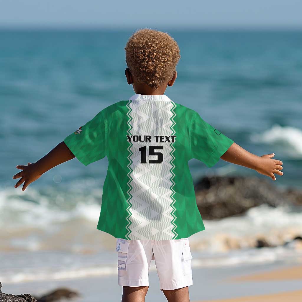 Afro Basketball Custom Nigeria Kid Hawaiian Shirt Go Champions DTigers - African Pride