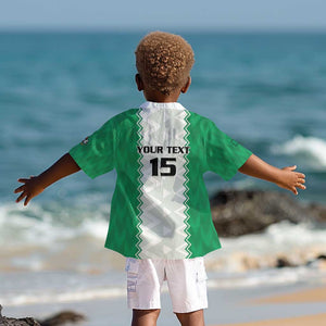 Afro Basketball Custom Nigeria Kid Hawaiian Shirt Go Champions DTigers - African Pride