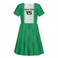 Afro Basketball Custom Nigeria Kid Short Sleeve Dress Go Champions DTigers - African Pride