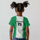 Afro Basketball Custom Nigeria Kid T shirt Go Champions DTigers - African Pride