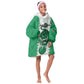 Afro Basketball Custom Nigeria Kid Wearable Blanket Hoodie Go Champions DTigers - African Pride
