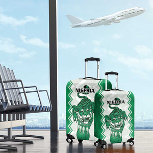 Afro Basketball Nigeria Luggage Cover Go Champions DTigers - African Pride