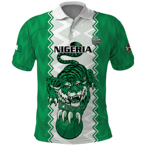 Afro Basketball Custom Nigeria Polo Shirt Go Champions DTigers - African Pride