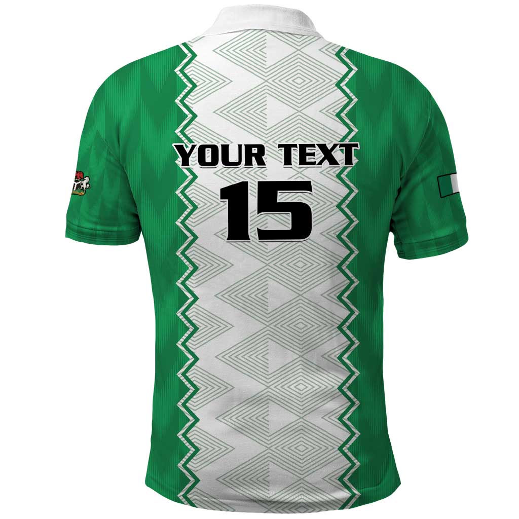 Afro Basketball Custom Nigeria Polo Shirt Go Champions DTigers - African Pride