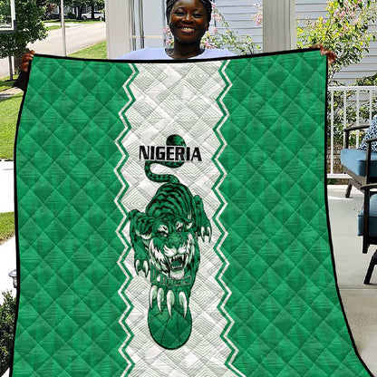 Afro Basketball Nigeria Quilt Go Champions DTigers - African Pride