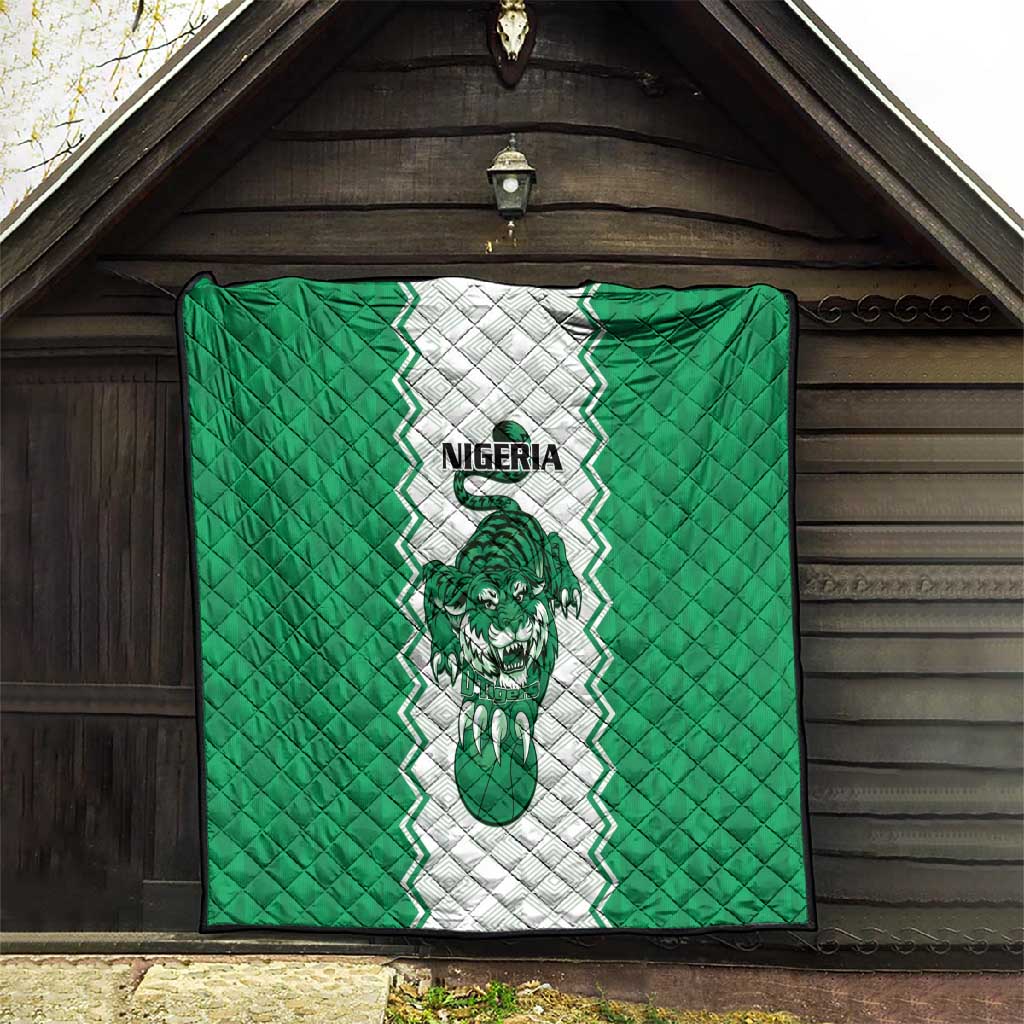 Afro Basketball Nigeria Quilt Go Champions DTigers - African Pride