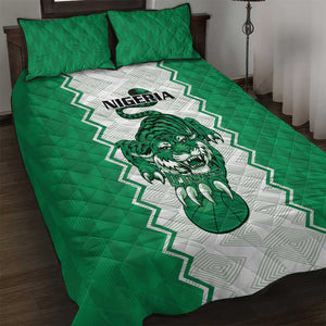 Afro Basketball Nigeria Quilt Bed Set Go Champions DTigers - African Pride