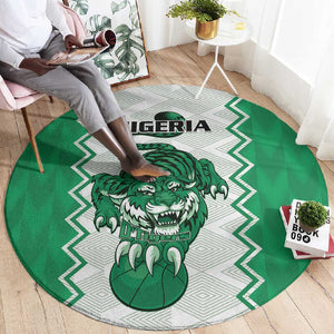 Afro Basketball Nigeria Round Carpet Go Champions DTigers - African Pride