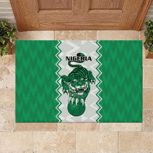 Afro Basketball Nigeria Rubber Doormat Go Champions DTigers - African Pride
