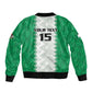 Afro Basketball Custom Nigeria Sleeve Zip Bomber Jacket Go Champions DTigers - African Pride