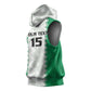Afro Basketball Custom Nigeria Sleeveless Hoodie Go Champions DTigers - African Pride