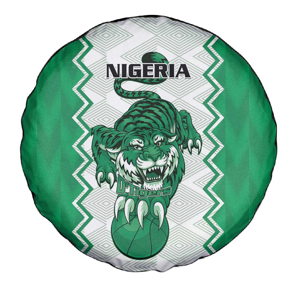 Afro Basketball Nigeria Spare Tire Cover Go Champions DTigers - African Pride