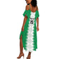 Afro Basketball Custom Nigeria Summer Maxi Dress Go Champions DTigers - African Pride