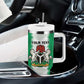 Afro Basketball Custom Nigeria Tumbler With Handle Go Champions DTigers - African Pride