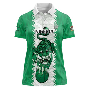 Afro Basketball Custom Nigeria Women Polo Shirt Go Champions DTigers - African Pride