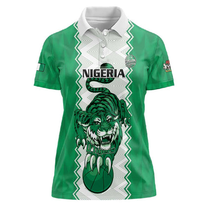 Afro Basketball Custom Nigeria Women Polo Shirt Go Champions DTigers - African Pride