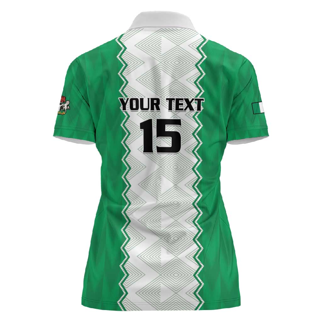 Afro Basketball Custom Nigeria Women Polo Shirt Go Champions DTigers - African Pride