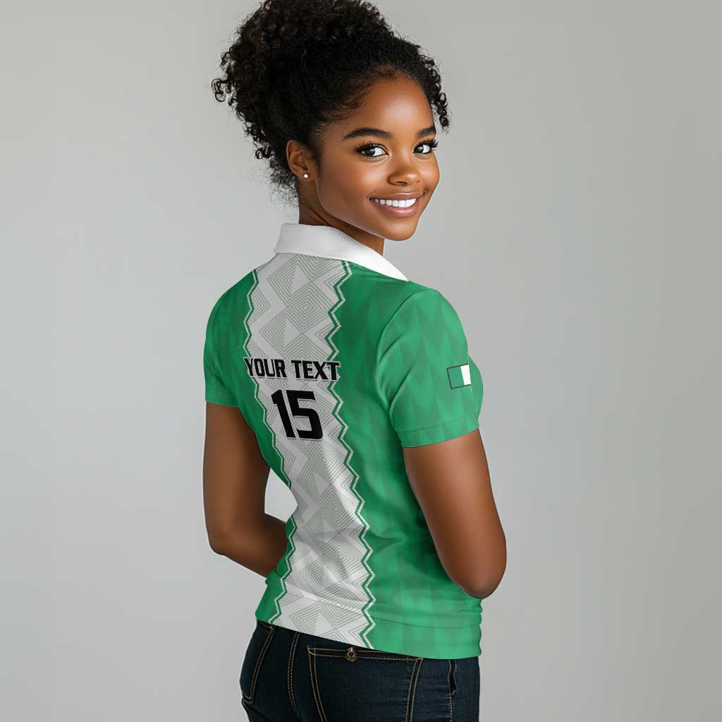 Afro Basketball Custom Nigeria Women Polo Shirt Go Champions DTigers - African Pride