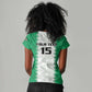 Afro Basketball Custom Nigeria Women V-Neck T-Shirt Go Champions DTigers - African Pride