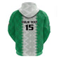 Afro Basketball Custom Nigeria Zip Hoodie Go Champions DTigers - African Pride