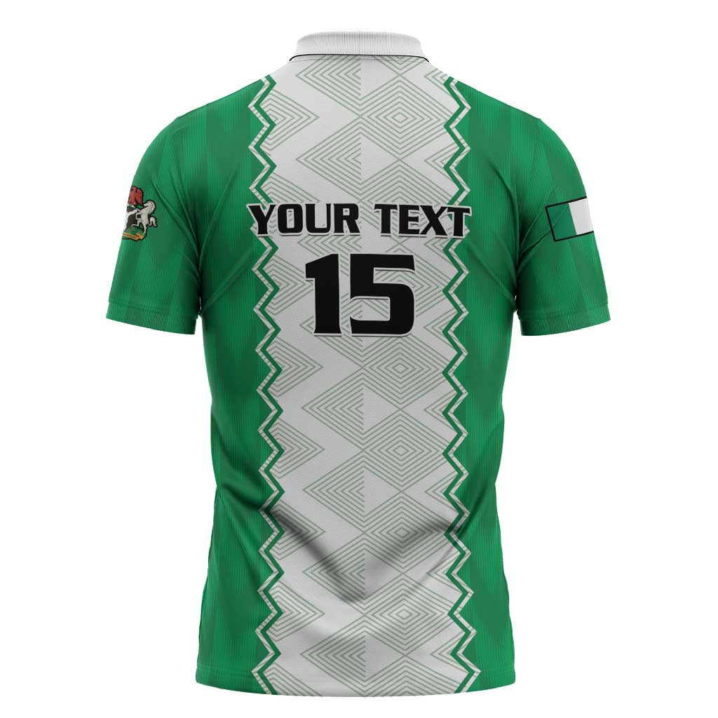 Nigeria Basketball Custom Zipper Polo Shirt Go DTigers