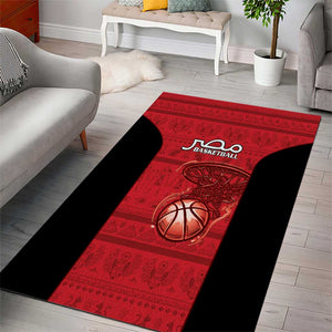 Afro Basketball Egypt Area Rug Come On Pharaohs - African Pride