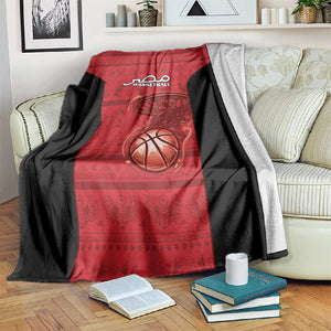 Afro Basketball Egypt Blanket Come On Pharaohs - African Pride