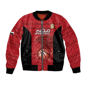 Afro Basketball Custom Egypt Bomber Jacket Come On Pharaohs - African Pride