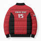 Egypt Basketball Custom Bomber Puffer Jacket Go Pharaohs