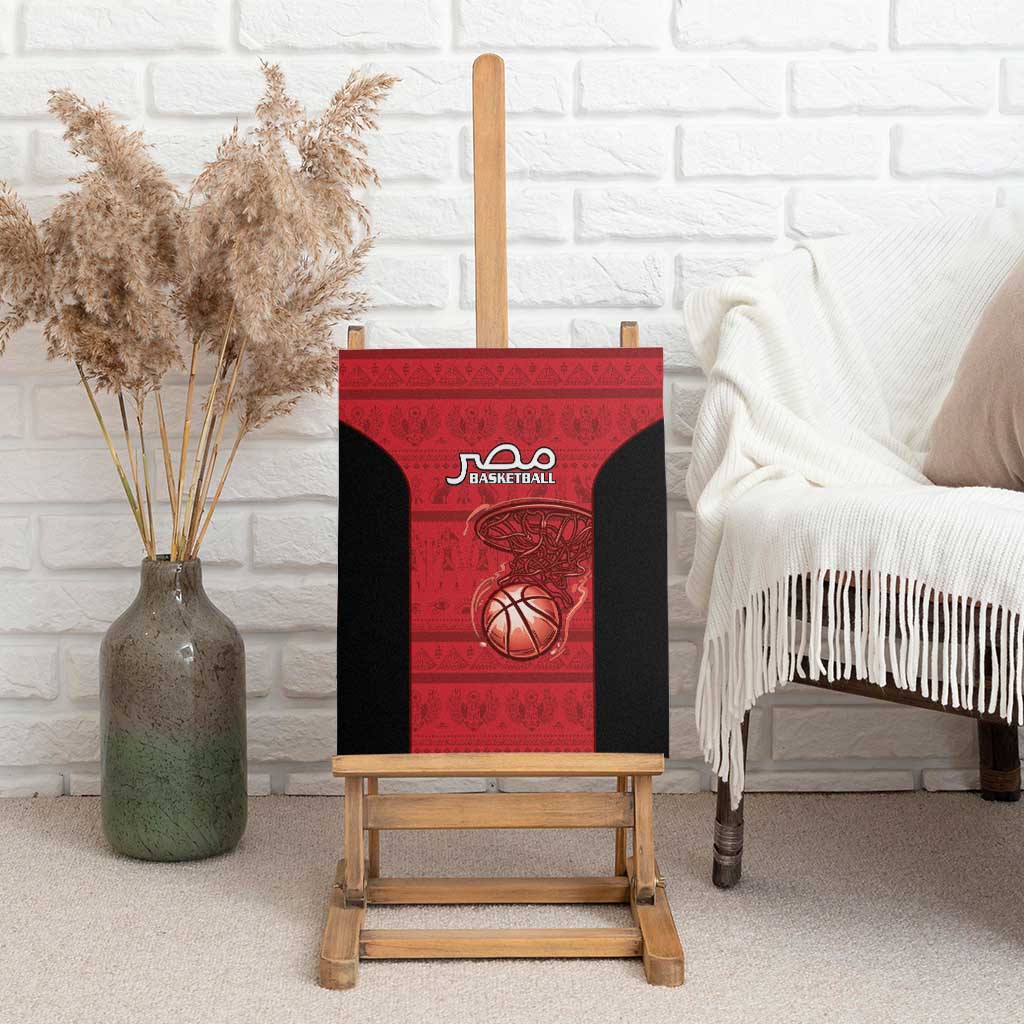 Afro Basketball Egypt Canvas Wall Art Come On Pharaohs - African Pride